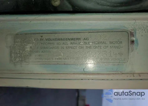 1972 Volkswagen Eurovan z USA, uszkodzony, nr VIN 2222127314